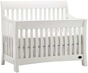 Kit de conversión de tamaño completo para cunas Lajobi Babi Italia, Bonavita, Europa Baby y Kathy Ireland  Múltiples acabados disponibles (blanco)