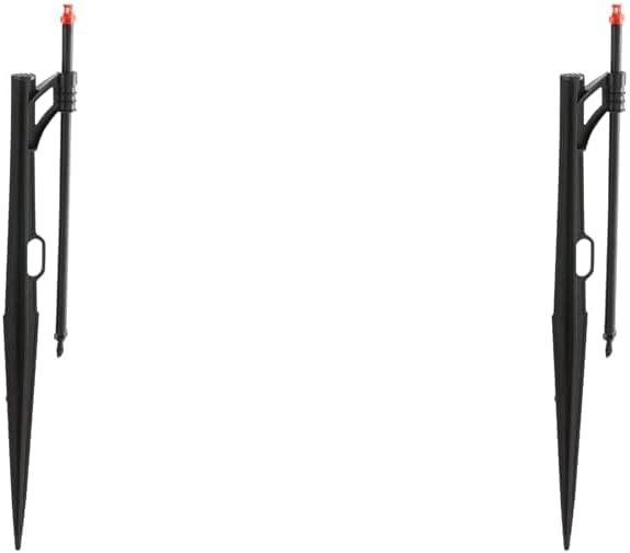 Raindrip P1075UB Conjunto de chorro y estaca con alas de círculo completo, 27 GPH a 15 PSI, rojos (paquete de 2)
