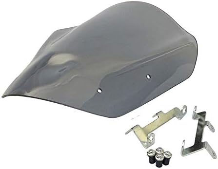 Motorcycle Windshield Motorbike Compatible with MT09 MT-09 FZ-09 FZ09 2014 2015 2016 Windscreen Windshield Shield Screen (Color  Smoke)