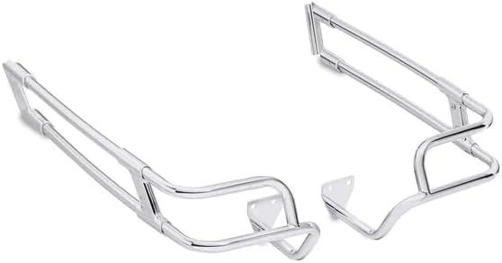Rieles de protección de alforja para Harley Touring Electra Street Road Glide Flht Flhrxs Flhx Flhxs Flhxst Fltrx ’14-Later (cromado)