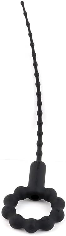Tapón uretral de silicona flexible con cuentas en espiral, dilatador uretral masculino, barra de inserción uretral, tubo masturbador, productos para