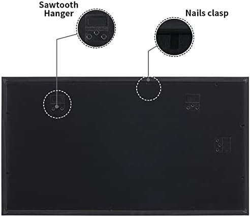 VIOLABBEY Marco de diploma negro mate con soporte de borla para documentos de certificados de 8.5 x 11 pulgadas e imágenes de graduación de 4 x 6,