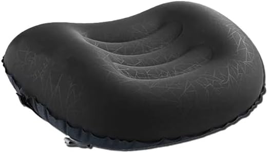 GUGUZ Almohada inflable ultraligera de viaje para campamento, cómoda, sin ruido, almohadas portátiles para senderismo y mochilero para dormir,