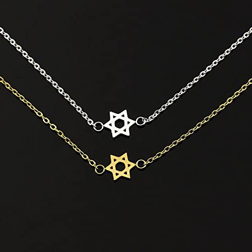 star of david, jewish jewelry, jewish bracelet, bracelet, magen david, bat mitzvah gift, star bracelet, judaica jewelry, jewish, judica (Gold)