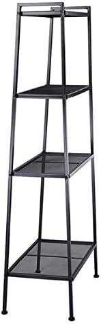 Bookcases 4 Tier Bookshelf Shelving Unit Rack Adjustable Widened Metal Storage Rack for Pantry Closet Kitchen Laundry Room Storage Rack Organizer