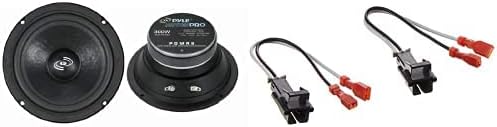 Altavoz de audio para automóvil de 6.5 pulgadas de rango medio, sistema de altavoces de rango medio sellado de alta potencia de 300 W, 200-5 kHz, 93