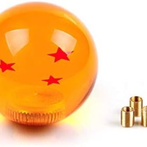 RASTP Dragon Ball Z Star – Pomo de palanca de cambios manual universal con adaptador para la mayoría de automóviles (3 estrellas) RASTP Dragon Ball Z Star – Pomo de palanca de cambios manual universal con adaptador para la mayoría de automóviles (3 estrellas)