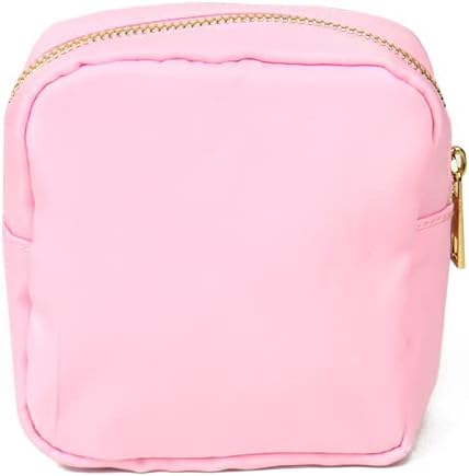 Kaymey Bolsa de cosméticos para maquillaje, bolsa de viaje de nailon, bolsa de cosméticos, rosado, s, Uso diario