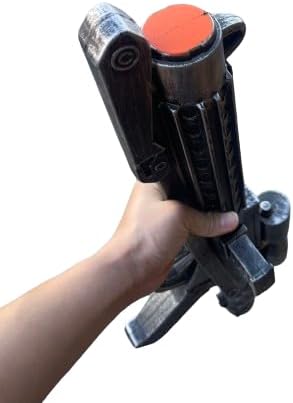 Pistola de espuma para cañón de mano, accesorios para cosplay, disfraz de pistola de espuma, réplica de anime de Navidad, colección de Navidad