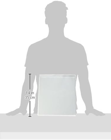 Avery Carpeta resistente con 3 anillas, extra ancha, anillos EZD de 2 pulgadas, 1 carpeta blanca (01320) (paquete de 2)