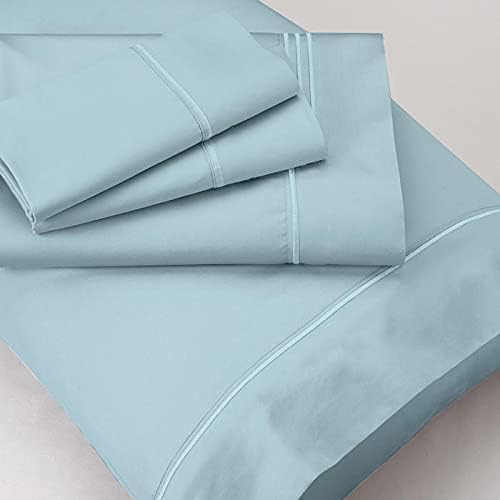 Juego de sábanas de microfibra para caravana, litera matrimonial de 48 x 75 34, color azul claro, sábanas para campistas, caravanas y remolques de