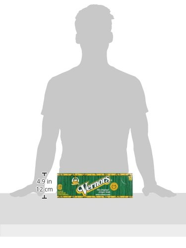 Vernors Gaseosa de jengibre. 12 Latas de 12 onzas.