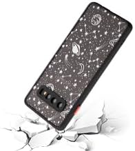 ZTOFERA Compatible con Samsung Galaxy S10, funda protectora con diseño de estrella planeta y cielo translúcido, carcasa trasera de policarbonato