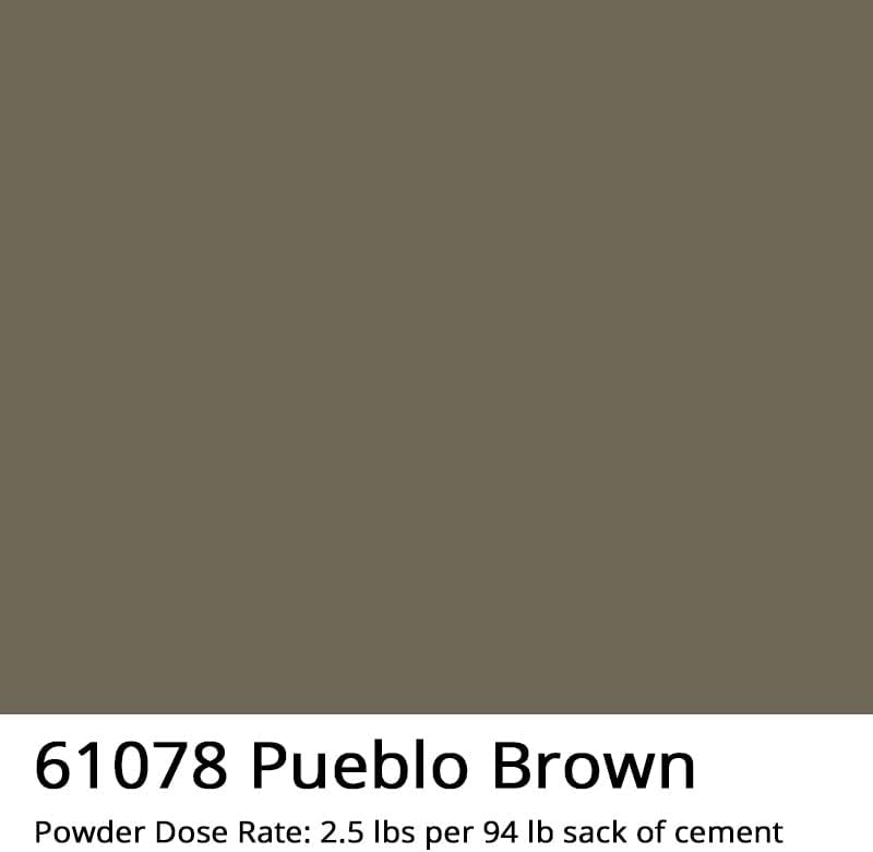 GlobMarble Pigmento de hormigón. 61078. Terra Brown