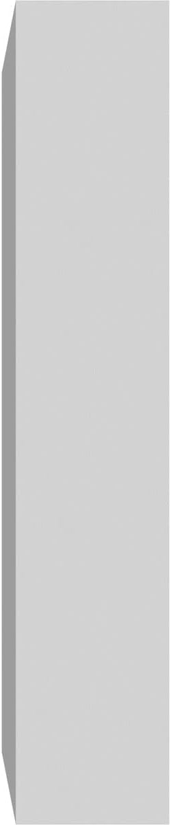 Ekena Millwork ROSP040X040X075SDG06 – Roseta de estrella Sedgwick estándar con borde cuadrado, 4 pulgadas de ancho x 4 pulgadas de alto x 34