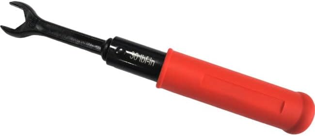 Comfy Hour Jolly Handy Tools Collection – Llave dinamométrica para conector tipo F de 716 pulgadas, 30 libras, metal