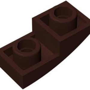 Classic Building Slope Curvada 2x1x23 Invertida, 200 piezas de azufaifo marrón a granel, compatible con piezas y piezas Lego 24201 (color azufaifa Classic Building Slope Curvada 2x1x23 Invertida, 200 piezas de azufaifo marrón a granel, compatible con piezas y piezas Lego 24201 (color azufaifa