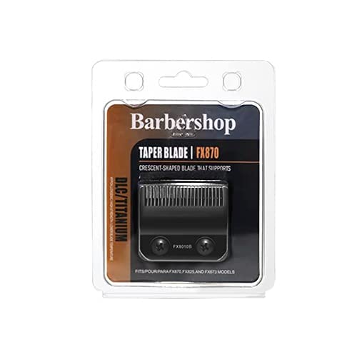 FX8010B Cuchillas de repuesto de grafito negro compatibles con BaBylissPRO Barberology cuchillas de repuesto FX870FXF880FX810FX825FX673N, 2 unidades