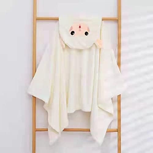ROMASA Toalla de baño para bebé, toalla con capucha ultra suave, altamente absorbente, manta para niños pequeños, regalos de ducha para niños y