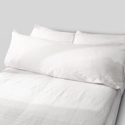 FeelAtHome Funda de almohada 100% algodón con cremallera impermeable, 30 x 20 pulgadas (paquete de 4, Queen)  Funda de almohada silenciosa  Fundas