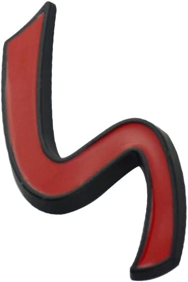 1 calcomanía de repuesto para Cooper R50 R52 R53 R56 R57 (negro rojo)