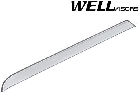 WellVisors Repuesto para 2008-2015 Scion xB CLIP-ON ahumado tintado serie premium deflectores laterales de protección de lluvia 3-847SC006