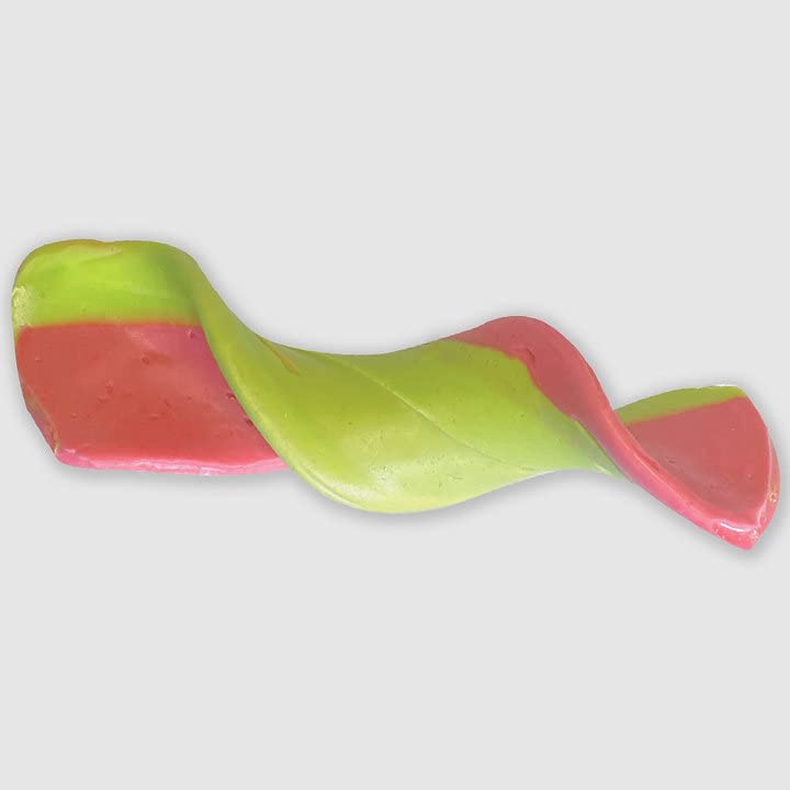 Face Twisters Sour Taffy Combo de fresa y manzana verde  Paquete de 4 barras grandes de caramelo agrio