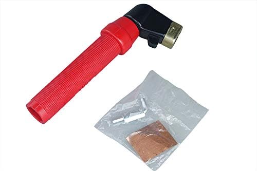 Soporte de electrodo de soldadura 400AMP Tipo de tornillo Mango rojo