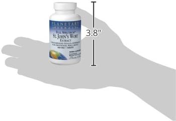 Planetary Herbals Extracto de St. John ‘s wort espectro completo 600mg, para Bienestar emocional
