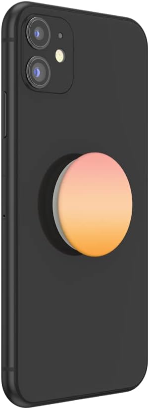 PopSockets PopGrip con tapa intercambiable para teléfonos y tabletas, puesta de sol Sherbert