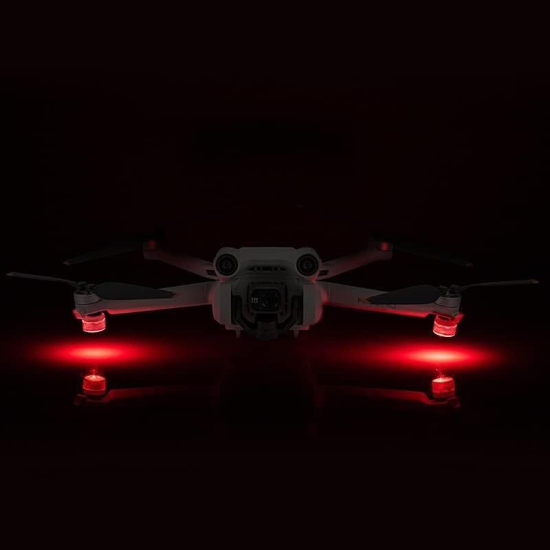 2 unids luz nocturna rojo azul intermitente alternadamente intermitente indicador de dirección para DJI Mini 3 proMavic aire 2aire 2SMavic 3 Drone