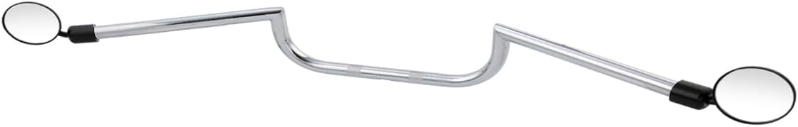 TCT-MOTORPARTS 78 ” Cafe Racer Ace Clubman Style Manillar y Espejos Ajuste Para Cafe Racer Custom Cruiser Honda, Yamaha, Kawasaki Suzuki