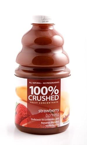 Dr Smoothie – Batido de fresa y plátano 100% concentrado de frutas trituradas (botella de 46 onzas) por Dr Smoothie