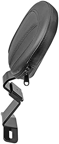 Respaldo delantero negro con almohadilla compatible con Harley Touring CVO Street Glide Road King Road Glide 2009-2022 2021 2020
