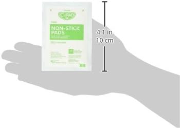 Curad Almohadillas antiadherentes, 2 x 3 pulgadas, 10 unidades