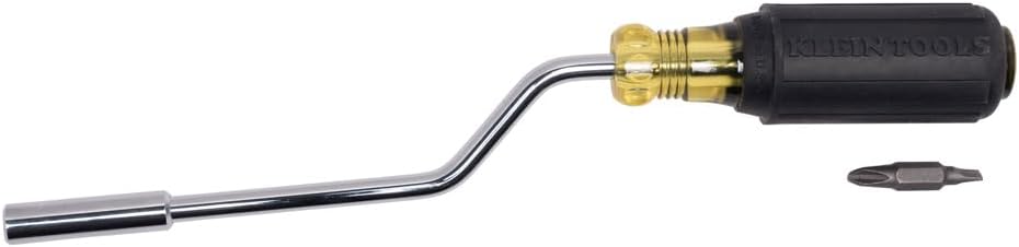 Klein Tools 67100 Juego de destornilladores múltiples, fabricado en Estados Unidos, destornillador Rapi-Driv intercambiable 2 en 1 con Phillips y