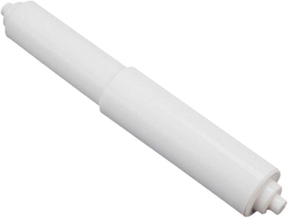 Caja de pañuelos ajustable, rollo de papel de repuesto para baño, varillas de papel higiénico de plástico, soporte de papel de resorte, rodillo de