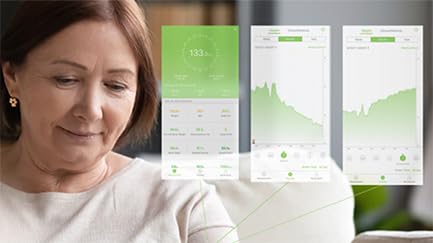Báscula inteligente para peso corporal y porcentaje de grasa  Monitorea músculos, composición corporal y análisis de salud  Báscula digital de baño
