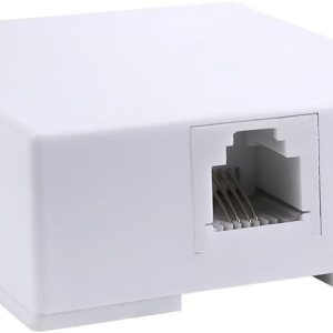 Skywalker Conector de teléfono modular de montaje en superficie (blanco) Skywalker Conector de teléfono modular de montaje en superficie (blanco)