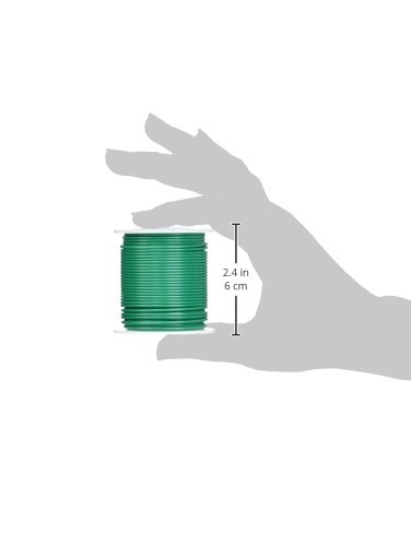 Remington Industries 22UL1007SLDGRE UL1007 Cable de conexión sólido calibre 22 AWG, 300 V, 0.0253 pulgadas de diámetro, 100 pies de longitud, verde