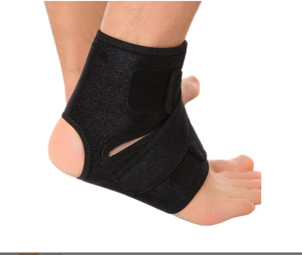 2activelife Tobillera ajustable, material de nailon transpirable, súper elástico y cómodo, adecuado para deportes (negro, pequeño)