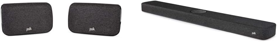 Barra de sonido React y altavoces envolventes Polk SR2