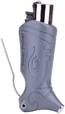 Toker Poker – Estuche para encendedor Clipper – Gris, Herramienta Todo Incluido para Camping y Otros – por Toker Poker