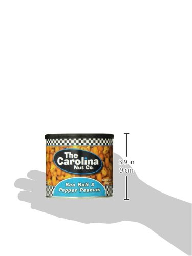 The Carolina Nut Company Peanuts, sal marina y pimienta, 12 onzas