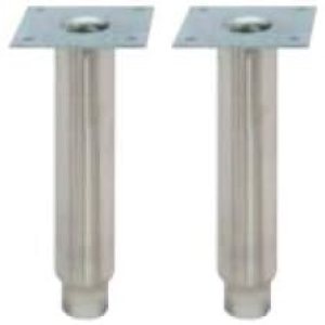 Kason Serie 1752 Patas de acero inoxidable resistentes de 1-58 pulgadas de diámetro exterior, 6 pulgadas de altura, juego de 4 Kason Serie 1752 Patas de acero inoxidable resistentes de 1-58 pulgadas de diámetro exterior, 6 pulgadas de altura, juego de 4