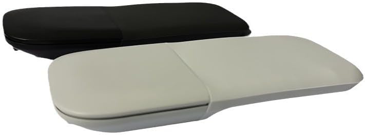 Ratón inalámbrico Bluetooth de arco ergonómico plegable ratón óptico táctil ratón de viaje Ratón plegable silencioso para computadora Mac OS,