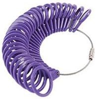 Kit de medición de tamaño de anillo, incluye varilla de medición y anillos de tamaño de dedo