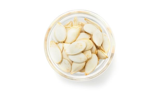 Yupik Semillas de calabaza semisaladas en cáscara, 1 libra, aperitivo salado para llevar, semillas de calabaza asadas, pepitas saladas