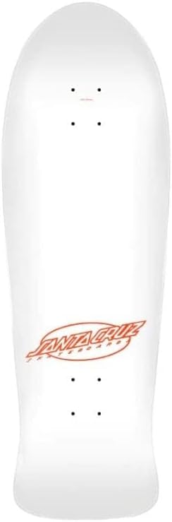 Santa Cruz Tabla de Skateboard Meek OG Slasher Re-Issue Blanco 10.1″ x 31.13″