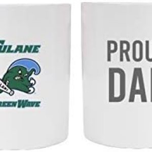 Tulane University Green WaveProud Dad Taza de café de cerámica blanca (blanco) Tulane University Green WaveProud Dad Taza de café de cerámica blanca (blanco)